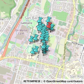 Mappa Via Milziade Tirandi, 25128 Brescia BS, Italia (0.25)