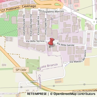 Mappa Via delle Gerole, 19, 20867 Agrate Brianza, Monza e Brianza (Lombardia)