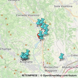Mappa Piazzetta Cristallo, 36070 Trissino VI, Italia (3.9)