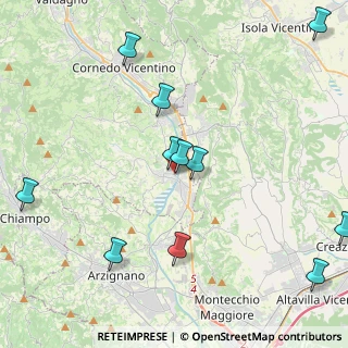 Mappa Piazzetta Cristallo, 36070 Trissino VI, Italia (5.03636)