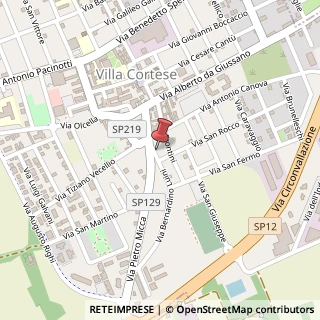 Mappa Via B. Luini, 3, 20020 Villa Cortese, Milano (Lombardia)