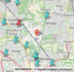 Mappa Via Pietro Mascagni, 20021 Bollate MI, Italia (3.31)