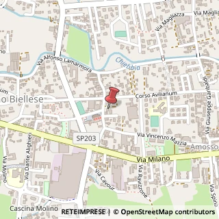 Mappa Via Detomati, 36, 13856 Vigliano Biellese, Biella (Piemonte)