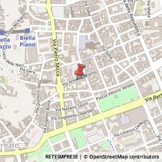 Mappa Via Antonio Gramsci, 21, 13900 Biella, Biella (Piemonte)