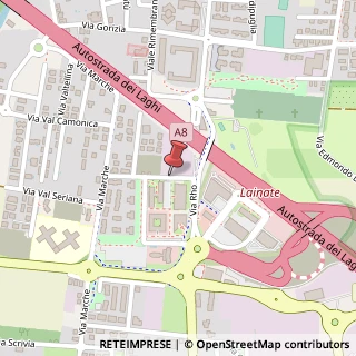 Mappa Via Gioacchino Rossini, 6, 20020 Lainate MI, Italia, 20020 Lainate, Milano (Lombardia)