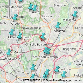 Mappa Via Edmondo De Amicis, 20092 Cinisello Balsamo MI, Italia (6.4795)