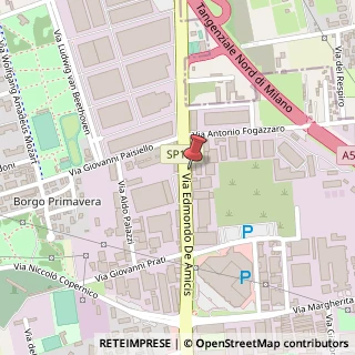Mappa Via E. de Amicis, 42, 20092 Cinisello Balsamo, Milano (Lombardia)