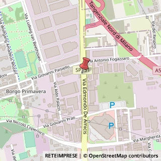 Mappa Via Edmondo de Amicis, 80, 20092 Cinisello Balsamo, Milano (Lombardia)