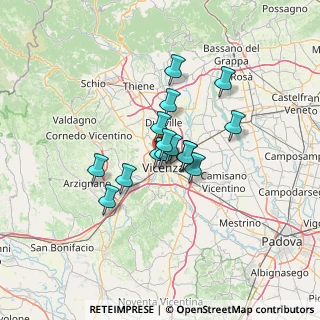 Mappa Viale Jacopo dal Verme, 36100 Vicenza VI, Italia (8.67)