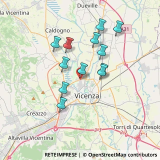 Mappa Viale Jacopo dal Verme, 36100 Vicenza VI, Italia (3.22917)