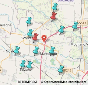 Mappa Via Cimitero, 30037 Scorzè VE, Italia (4.31692)