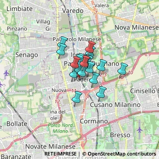 Mappa Via Roma, 20037 Paderno Dugnano MI, Italia (0.884)