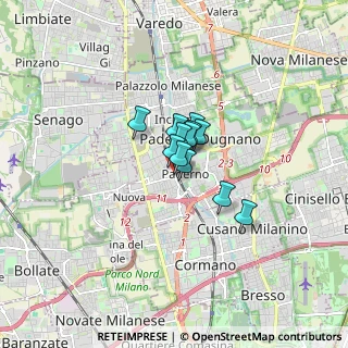 Mappa Via Roma, 20037 Paderno Dugnano MI, Italia (0.7425)