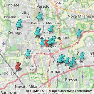 Mappa Via Roma, 20037 Paderno Dugnano MI, Italia (2.241)