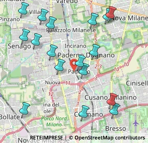 Mappa Via Roma, 20037 Paderno Dugnano MI, Italia (2.32824)