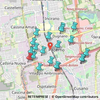 Mappa Via Roma, 20037 Paderno Dugnano MI, Italia (0.9115)