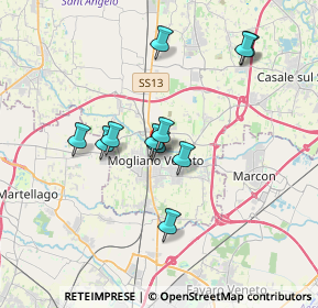 Mappa Via Giovanni Berchet, 31021 Mogliano Veneto TV, Italia (2.96455)