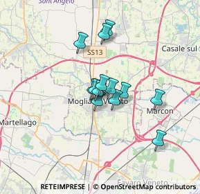 Mappa Via Giovanni Berchet, 31021 Mogliano Veneto TV, Italia (2.26462)