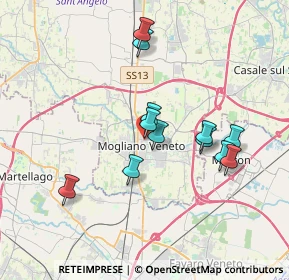 Mappa Via Giovanni Berchet, 31021 Mogliano Veneto TV, Italia (3.20583)