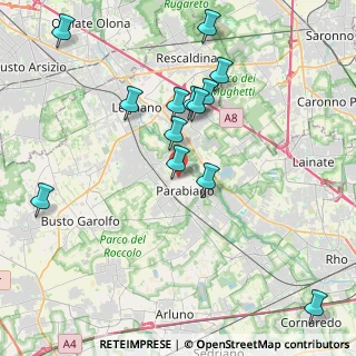 Mappa Via Giovanni Giolitti, 20015 Parabiago MI, Italia (4.17923)