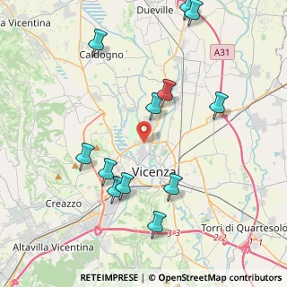 Mappa Via Peschiera, 36100 Vicenza VI, Italia (4.52667)