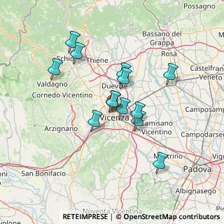 Mappa Via Peschiera, 36100 Vicenza VI, Italia (11.55308)