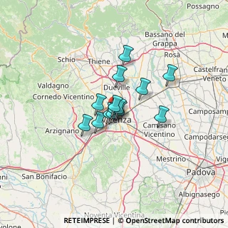 Mappa Via Peschiera, 36100 Vicenza VI, Italia (7.37357)