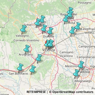 Mappa Via Peschiera, 36100 Vicenza VI, Italia (17.49)