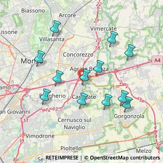 Mappa Viale delle industrie 86 Centro Ingrosso Cina - 2° Piano, 20864 Agrate Brianza MB, Italia (3.9275)