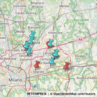 Mappa Viale delle industrie 86 Centro Ingrosso Cina - 2° Piano, 20864 Agrate Brianza MB, Italia (6.61818)