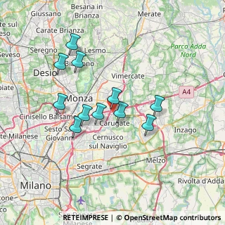 Mappa Viale delle industrie 86 Centro Ingrosso Cina - 2° Piano, 20864 Agrate Brianza MB, Italia (6.21455)
