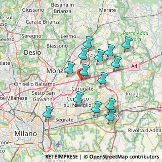 Mappa Viale delle industrie 86 Centro Ingrosso Cina - 2° Piano, 20864 Agrate Brianza MB, Italia (6.59071)