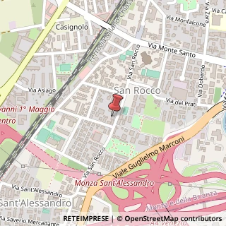 Mappa Via San Rocco, 34, 20900 Monza, Monza e Brianza (Lombardia)