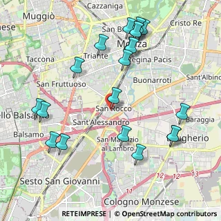 Mappa Via San Rocco, 20052 Monza MB (2.363)