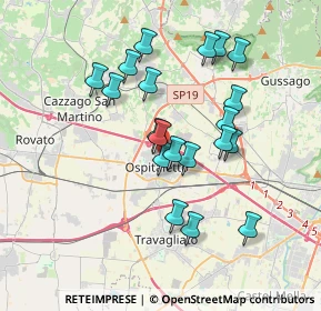 Mappa Via Monte Nero, 25035 Ospitaletto BS, Italia (3.243)