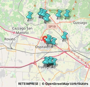 Mappa Via Monte Nero, 25035 Ospitaletto BS, Italia (3.62368)