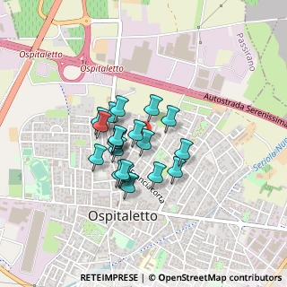 Mappa Via Monte Nero, 25035 Ospitaletto BS, Italia (0.2965)