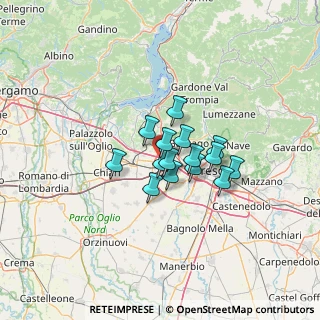 Mappa Via Monte Nero, 25035 Ospitaletto BS, Italia (8.04067)