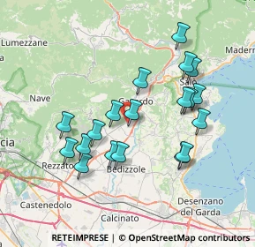 Mappa Via Maestà, 25080 Prevalle BS, Italia (6.95947)