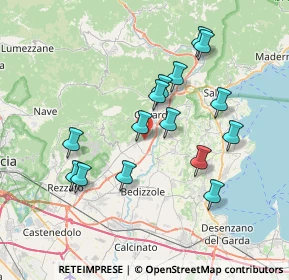 Mappa Via Maestà, 25080 Prevalle BS, Italia (6.94333)