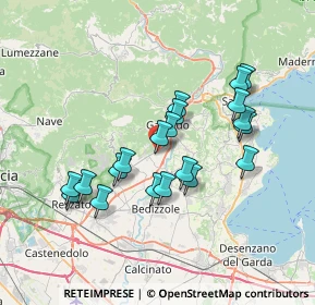 Mappa Via Maestà, 25080 Prevalle BS, Italia (6.3935)