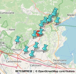 Mappa Via Maestà, 25080 Prevalle BS, Italia (6.69571)