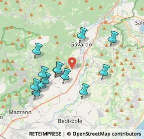 Mappa Via Maestà, 25080 Prevalle BS, Italia (3.57)