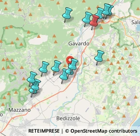 Mappa Via Maestà, 25080 Prevalle BS, Italia (4.06467)