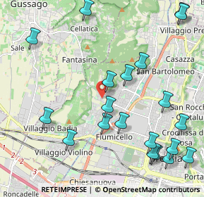 Mappa Via Alberto Magnocavallo, 25127 Brescia BS, Italia (2.5825)