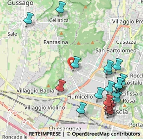 Mappa Via Alberto Magnocavallo, 25127 Brescia BS, Italia (2.549)