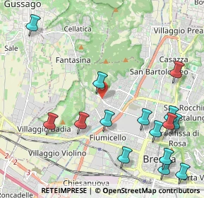 Mappa Via Torricella di Sopra, 25127 Brescia BS, Italia (2.63267)