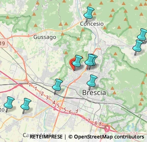 Mappa Via Torricella di Sopra, 25127 Brescia BS, Italia (4.99917)