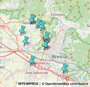 Mappa Via Torricella di Sotto, 25127 Brescia BS, Italia (3.14909)