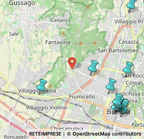 Mappa Via Torricella di Sotto, 25127 Brescia BS, Italia (3.01818)
